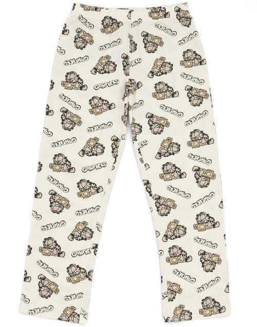 Garfield Green Short Sleeve Long Leg Pyjama Set - Large Image 4