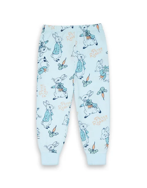 Vanilla Underground Peter Rabbit Kids Blue Print Pyjamas (12 Months - 4 Years) - 18 - 24 Months Image 3