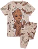 Vanilla Underground Marvel Unisex Kids Brown Short Sleeve Long Leg Pyjama Set (2 - 10 Years) - Age 6-7 Years Image 3