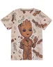 Vanilla Underground Marvel Unisex Kids Brown Short Sleeve Long Leg Pyjama Set (2 - 10 Years) - Age 6-7 Years Image 4