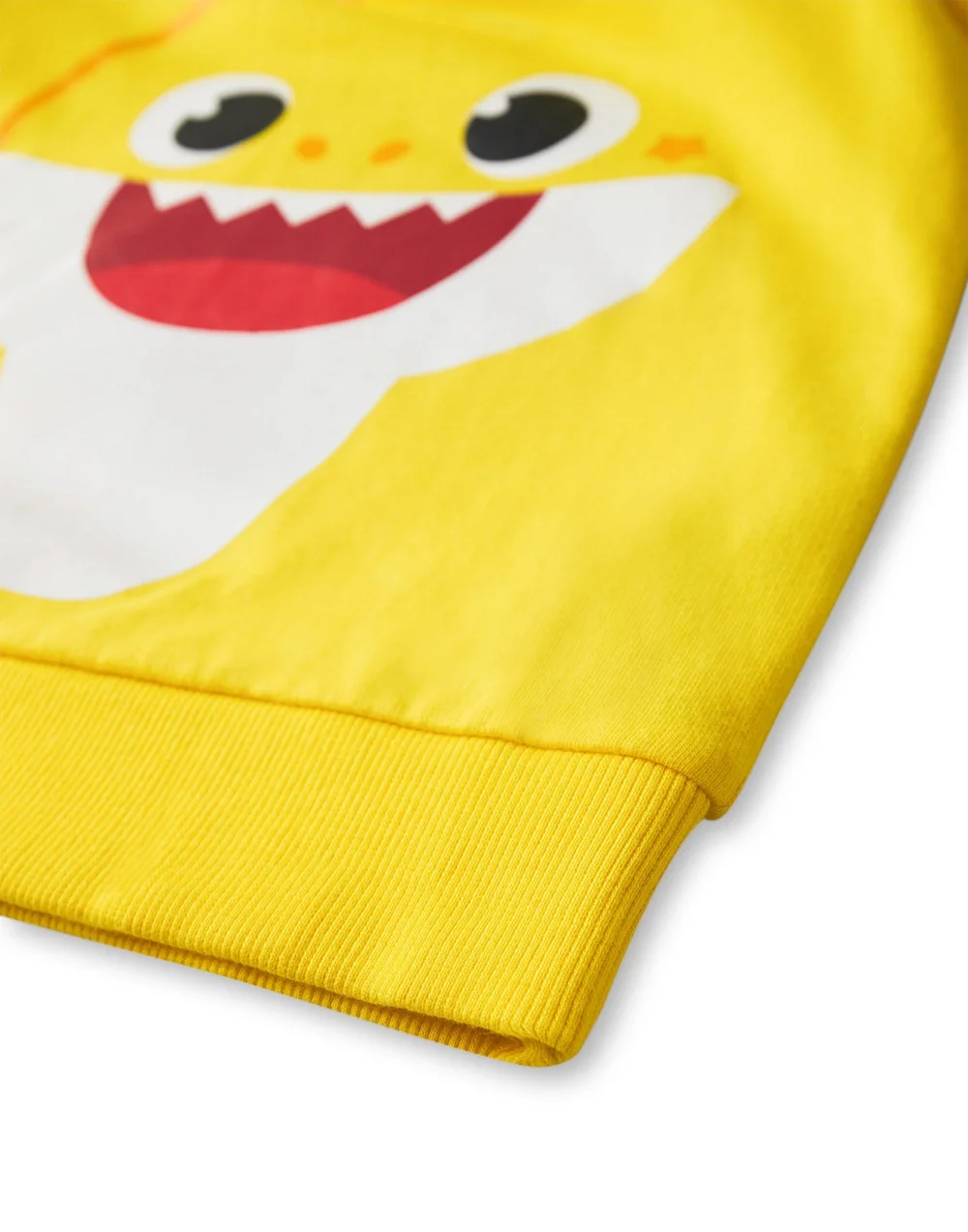 Vanilla Underground Baby Shark Unisex Kids Yellow Stay Cool Hoodie (12 Months-6 Years) - 3-4 Yrs Image 5