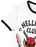 Vanilla Underground Stranger Things Mens White Hellfire Club Logo T-Shirt - 3XL Image 5