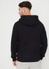 Threadbare Navy Zip-Up Knitted Hoodie with Microfleece Lining - Extra Large Image 2