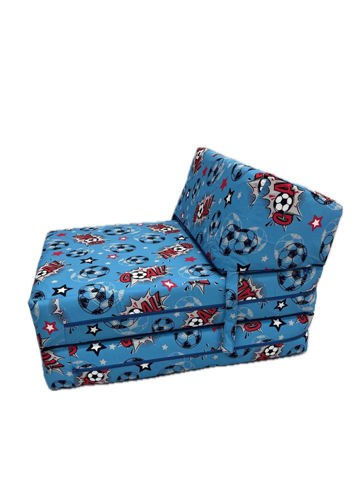 Kaikoo Blue Goal Print Chairbed - One Size Image 2