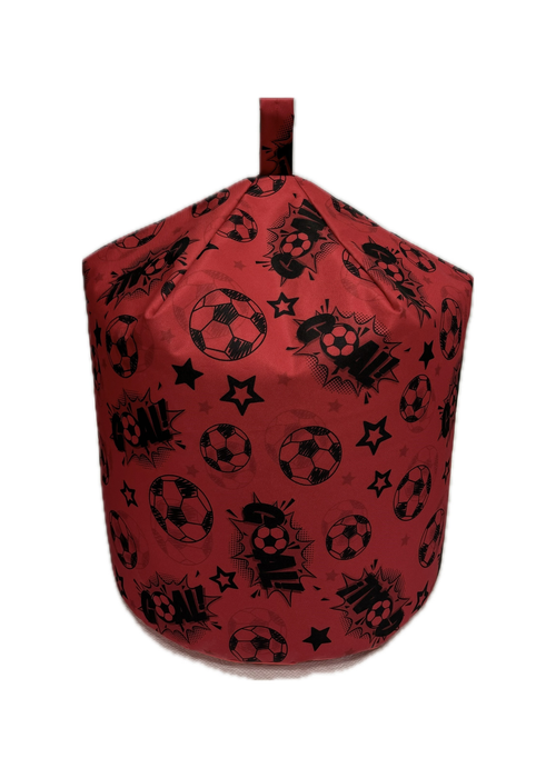 Kaikoo Red Goal Print Beanbag - One Size Image 1