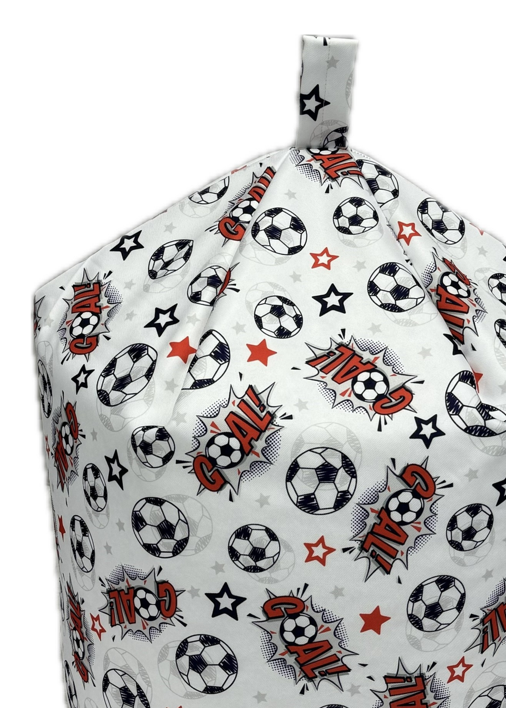 Kaikoo White Goal Print Beanbag - One Size Image 2
