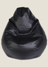 Kaikoo Black Faux Leather Tear Drop - One Size Image 1