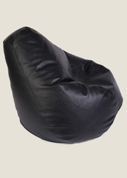 Kaikoo Black Faux Leather Tear Drop - One Size Image 3