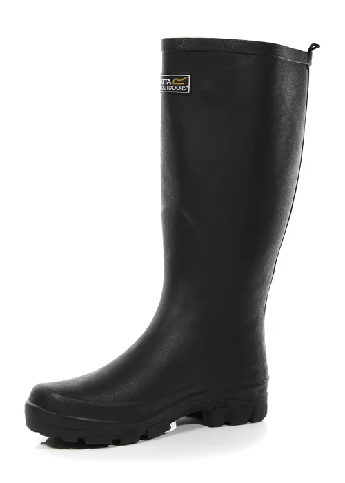Regatta Black Mumford II EVA Cushioned Wellies - Size 7 Image 4