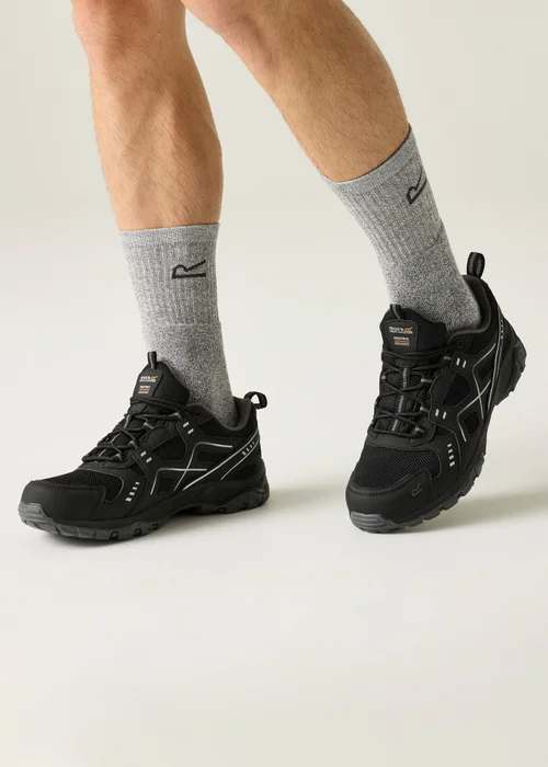 Regatta Black Granite Vendeavour Waterproof, Breathable Shoes - 9 Image 1
