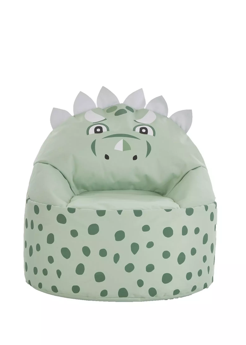Kaikoo Kids Green Dino Beanbag - One Size Image 1