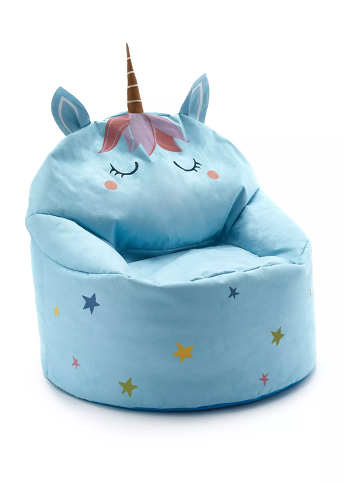 Kaikoo Blue Unicorn Beanbag - One Size Image 2