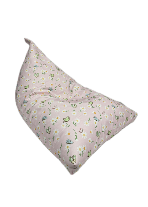 Kaikoo Kids Pink Butterfly Print Triangle - One Size Image 1