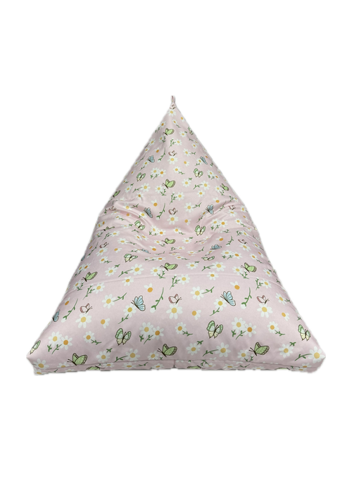 Kaikoo Kids Pink Butterfly Print Triangle - One Size Image 2