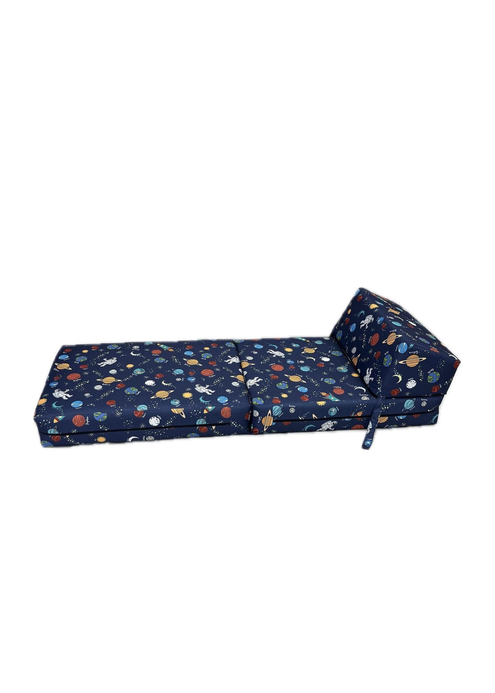 Kaikoo Blue Space Print Chair Bed - One Size Image 1