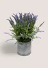Lavender In Metal Pot Image 1