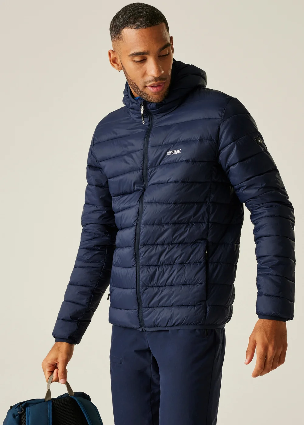 Regatta Ink Men's Hooded Marizion Stretch Jacket - S Image 1