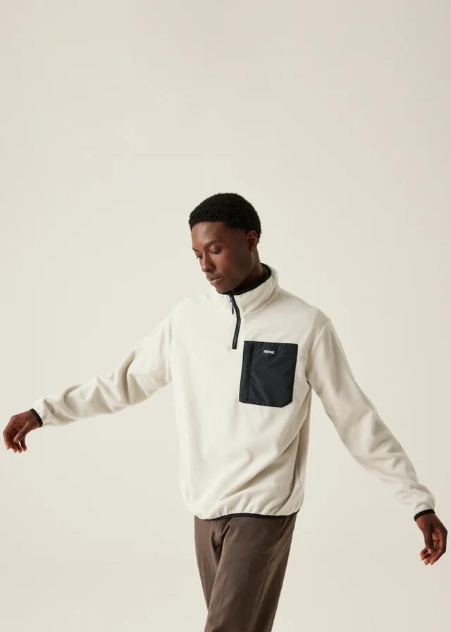 Regatta White Men's Frankie Half Zip Stretch Fleece