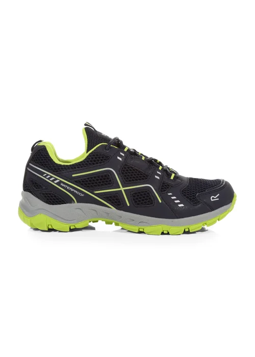 Regatta Navy Lime Punch Vendeavour Waterproof Isotex Walking Shoes - Size 11 Image 4