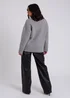 Urban Bliss Grey Wool Blend Jumper - Medium Image 4