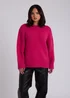 Urban Bliss Pink Wool Blend Jumper - Large Image 2