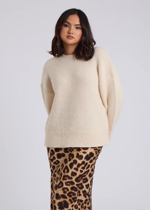 Urban Bliss Cream Wool Blend Jumper - Small Image 2
