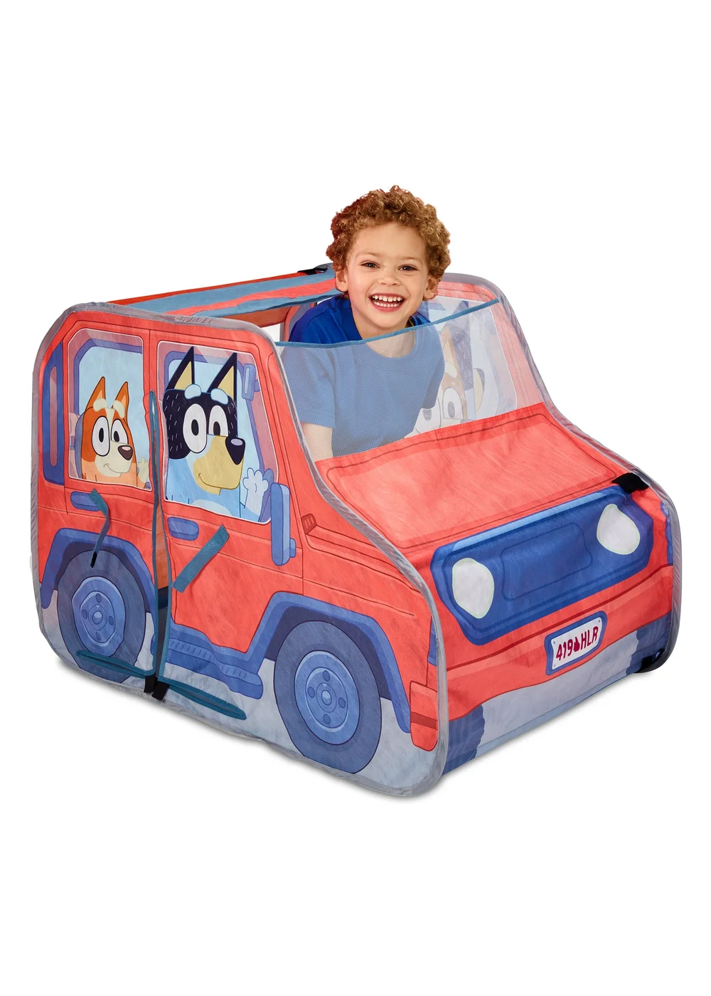 Bluey Four Wheel Drive Feature Play Role Tent - One Size Image 1