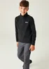Regatta Black/ Black Kids Hot Shot II Anti-Pill Symmetry Fleece (3-16 Years) - Age 13 Years Image 5