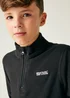 Regatta Black/ Black Kids Hot Shot II Anti-Pill Symmetry Fleece (3-16 Years) - Age 13 Years Image 4
