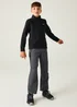Regatta Black/ Black Kids Hot Shot II Anti-Pill Symmetry Fleece (3-16 Years) - Age 13 Years Image 3