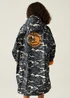 Regatta Black Camo Persimmon Junior Waterproof Robe with Hydrafort Technology (3-13 Years) - Age 9-13 Years Image 2