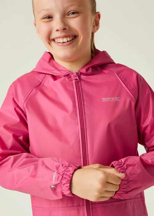 Regatta Jem Kids Stormbreak Waterproof Hydrofort Jacket (3-16 Years) - Age 9-10 Years Image 4