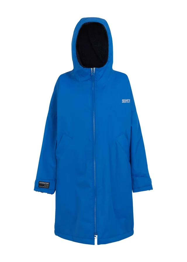 Regatta Oxford Cobalt Kids Junior Waterproof Hydrofort Robe (3-13 Years)