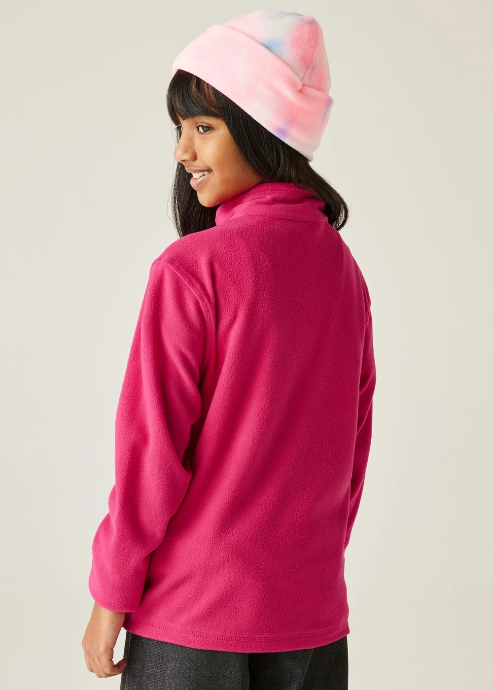 Regatta Candy Pink Kids' King II Anti-Pill Fleece (3-16yrs) - Age 3-4 Years Image 2