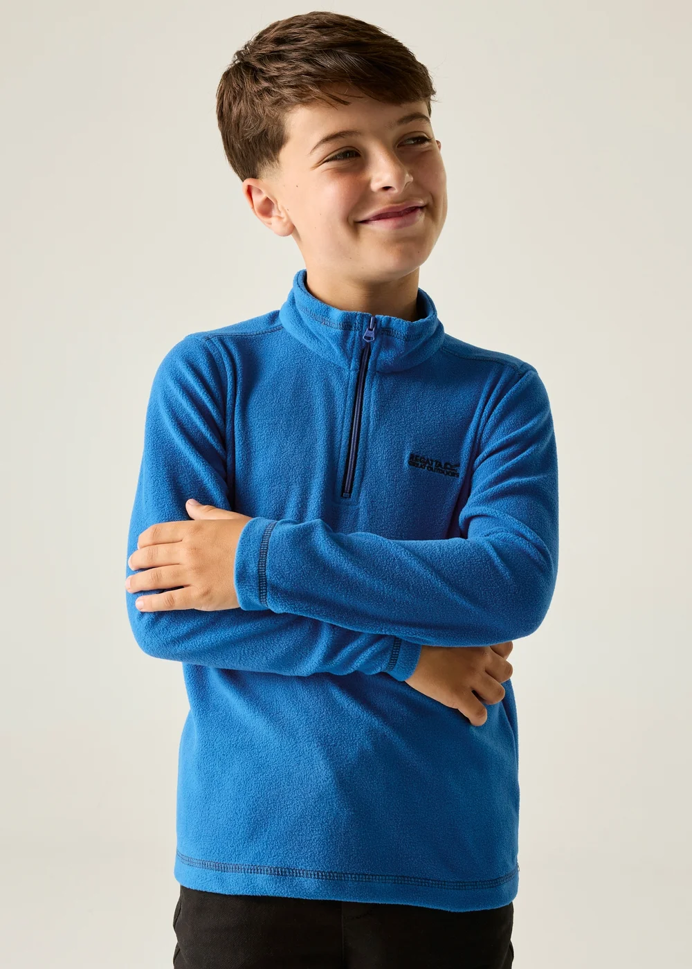 Regatta Navy Blue Hot Shot II Anti-Pill, Symmetry Fleece (3-13 Years) - 13 Yrs Image 1