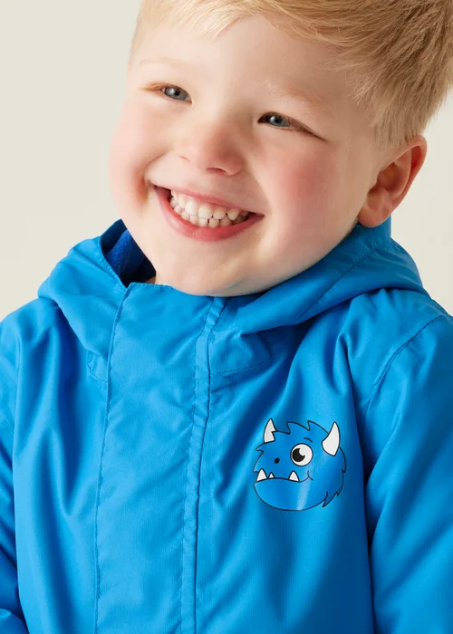 Regatta Marine Kids' Animal Rainy Day Waterproof Insulated Jacket (6-72 months) - 24 - 36 MONTHS Image 4