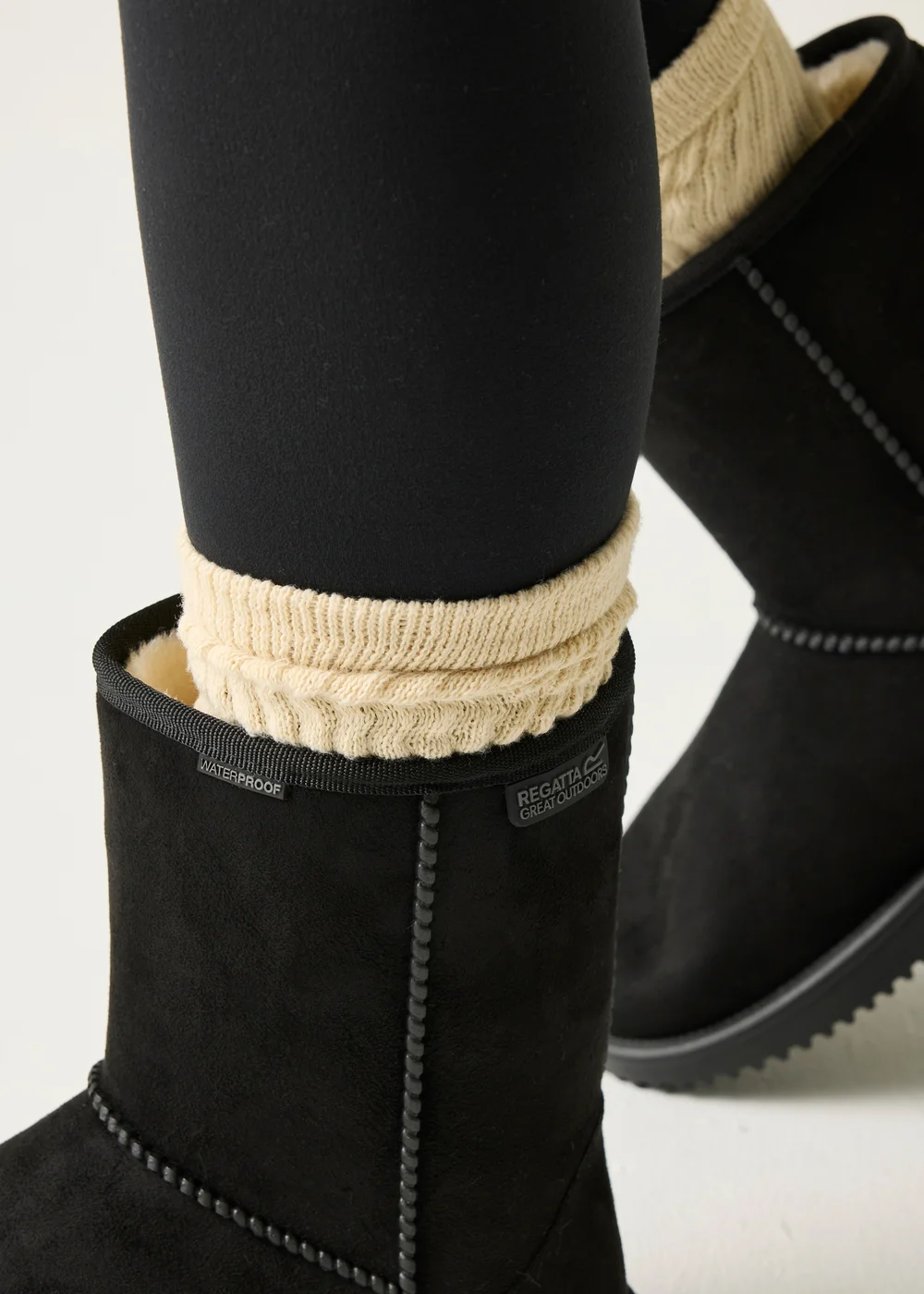 Regatta Black Risely Waterproof Boots - Size 7 Image 2