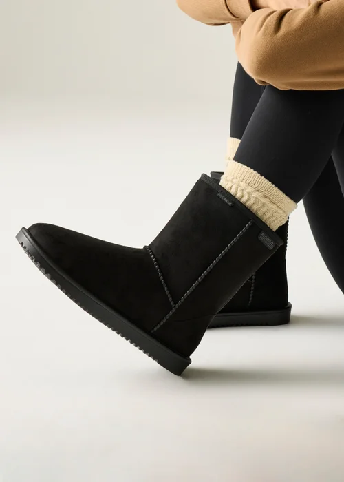 Regatta Black Risley Mid Waterproof Lifestyle boots - 7 Image 4