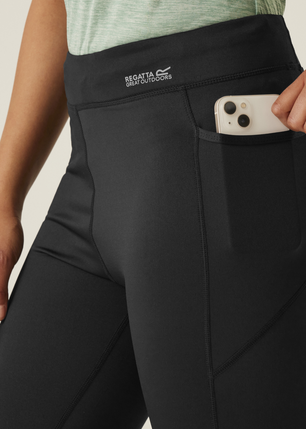 Regatta Black Holeen II Winter Leggings - 8 Image 3