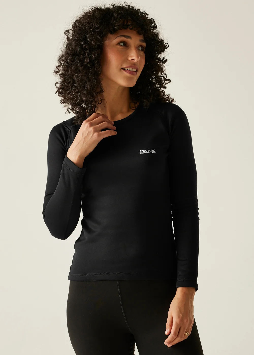Regatta Black Women's Thermal Base Layer Set - Size 10 Image 1