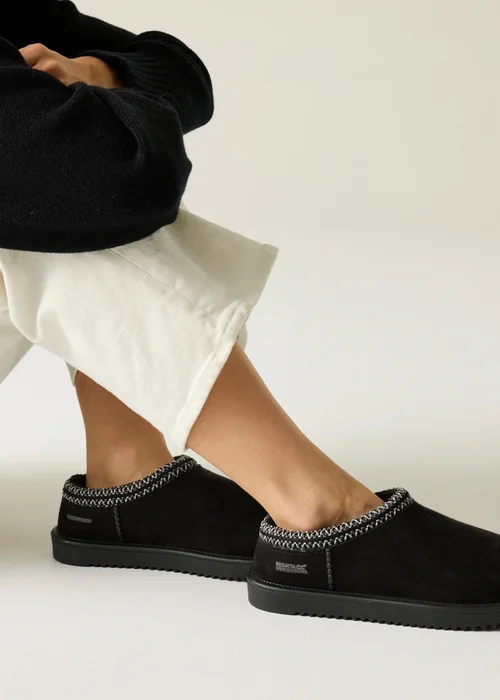 Regatta Black Women's Risley Waterproof Mule - Size 4 Image 3