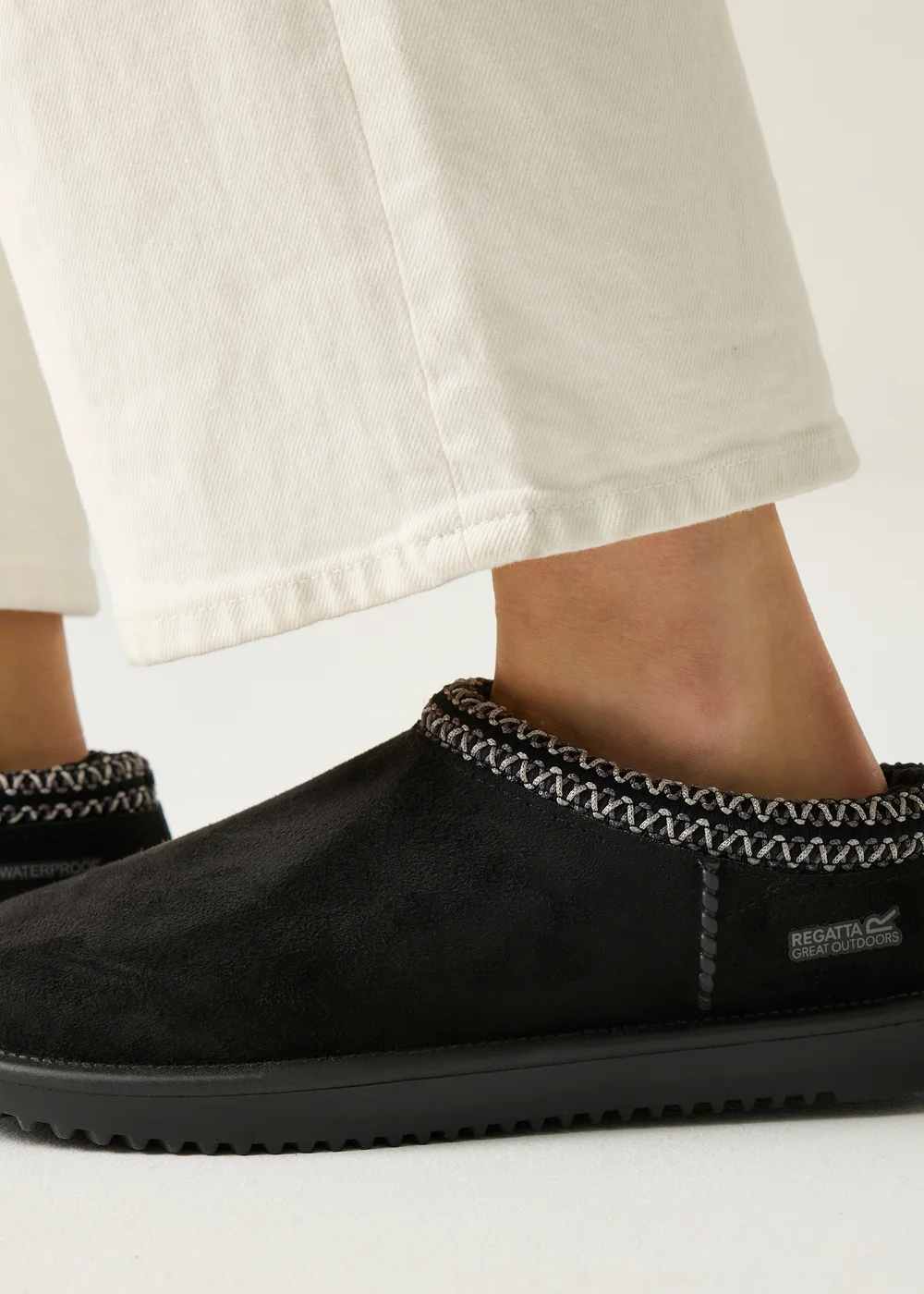 Regatta Black Women's Risley Waterproof Mule - Size 4 Image 2