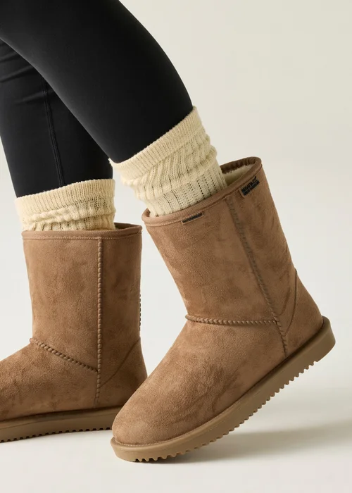 Regatta Burnt Tan Risely Waterproof Boots - Size 7 Image 1