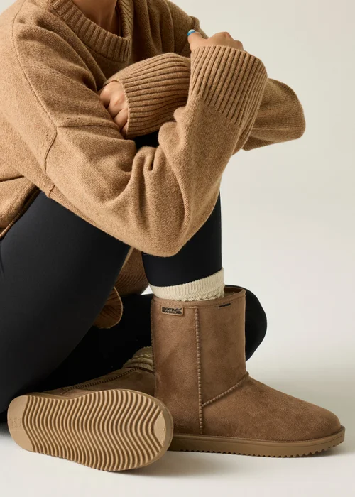 Regatta Burnt Tan Risely Waterproof Boots - Size 7 Image 4