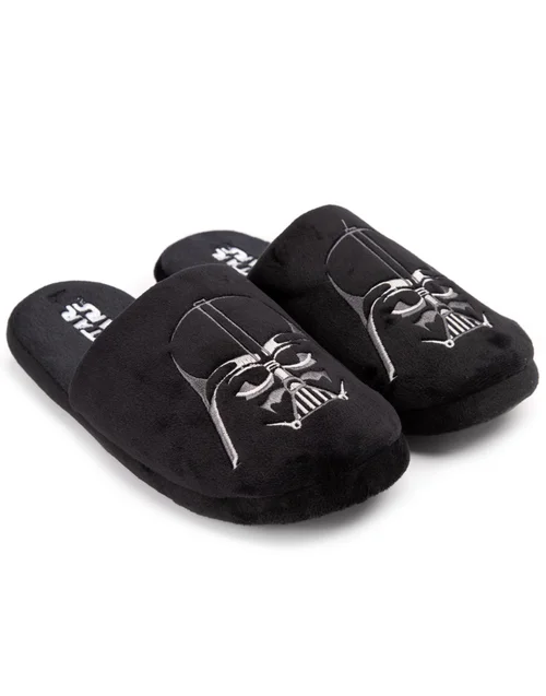 Vanilla Underground Star Wars Black Darth Vader Mule Slippers - Size 11-12 Image 4