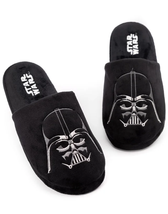 Vanilla Underground Star Wars Black Darth Vader Mule Slippers