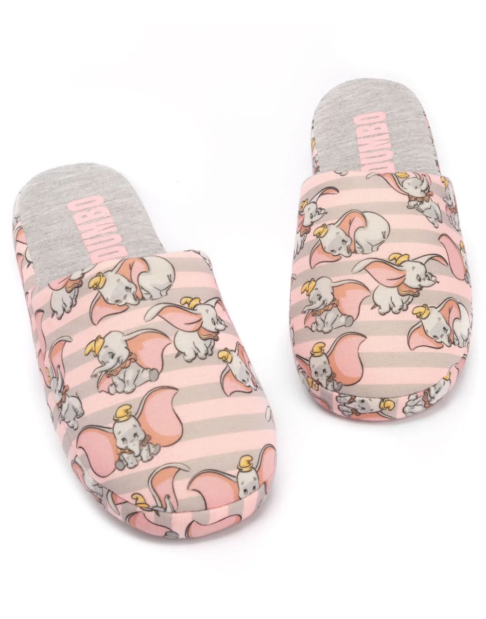 Disney Pink Dumbo Mule Slippers - Size 7-8 Image 1
