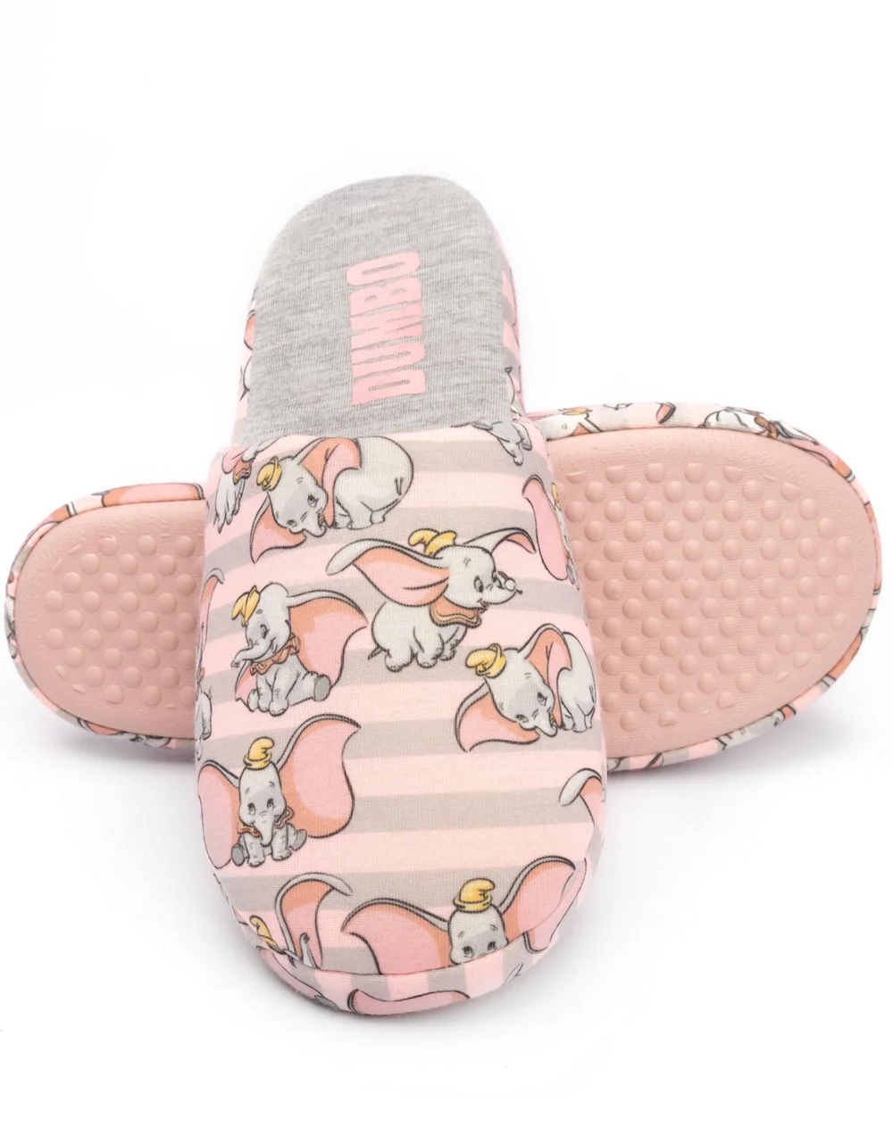 Disney Pink Dumbo Mule Slippers - Size 7-8 Image 2