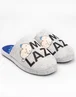 Mr. Men Grey Mr Lazy Mule Slippers - Size 11-12 Image 5