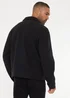 Threadbare Black Brushed Button Up Shacket - 2XL Image 2